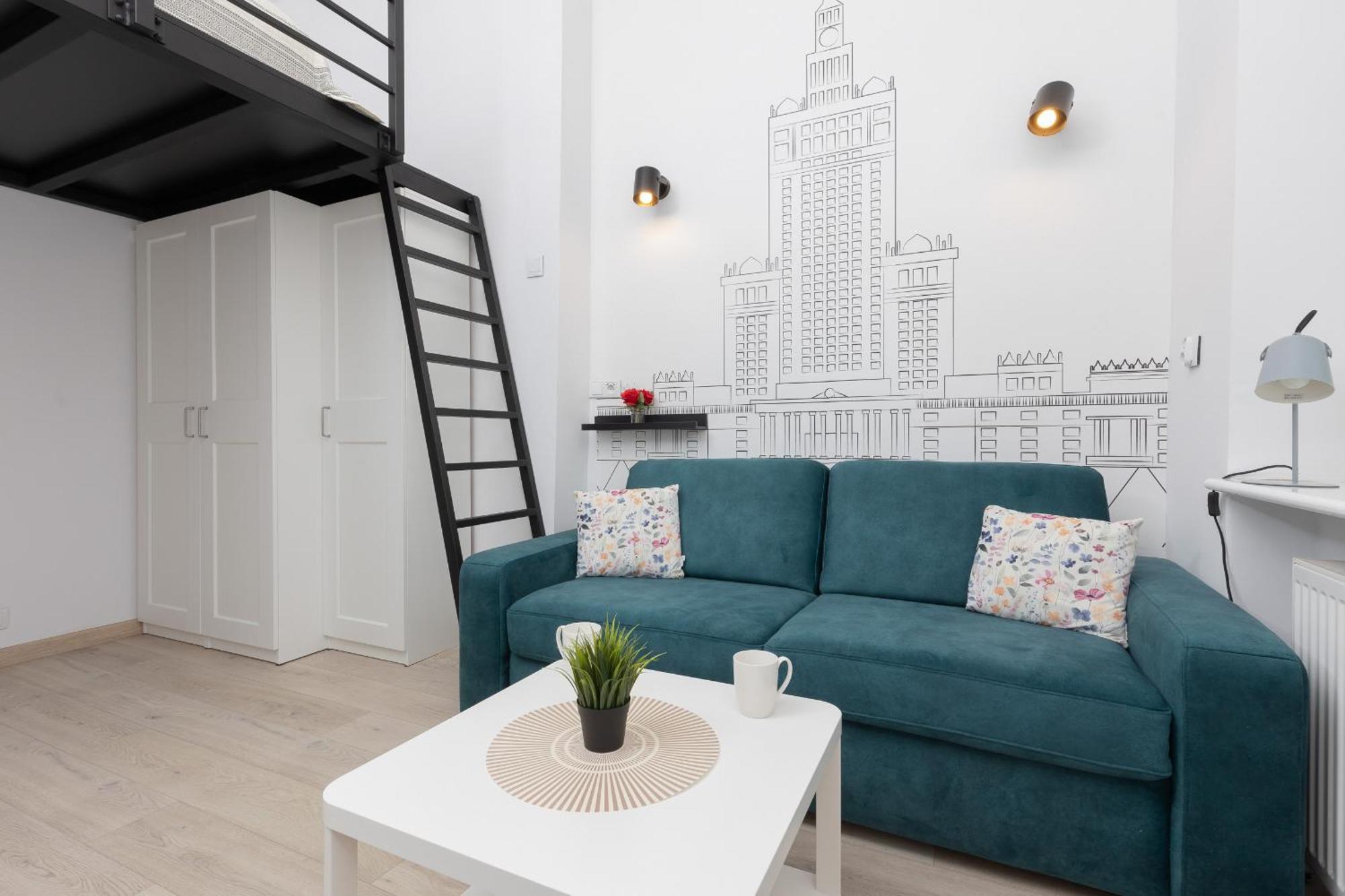 Lägenhet Aleja Wyzwolenia Studio With Mezzanine Downtown By Renters *